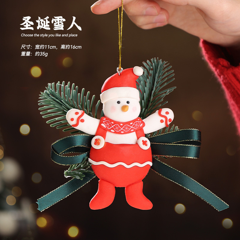クリスマス装飾雪だるま老人ヘラジカドア吊り下げペンダント窓インテリアシーンレイアウト吊り下げペンダント|undefined