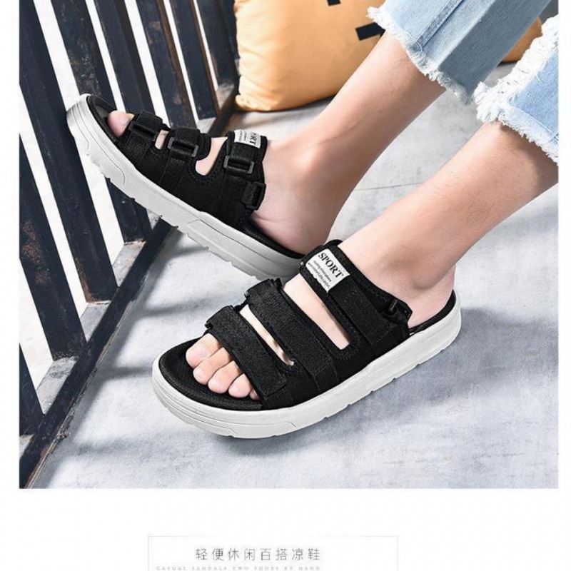 샌들 남성 여름 해변 신발 이중 목적 미끄럼 방지 외부 착용 2023 새로운 유행 맞춤형 캐주얼 커플 슬리퍼 남성