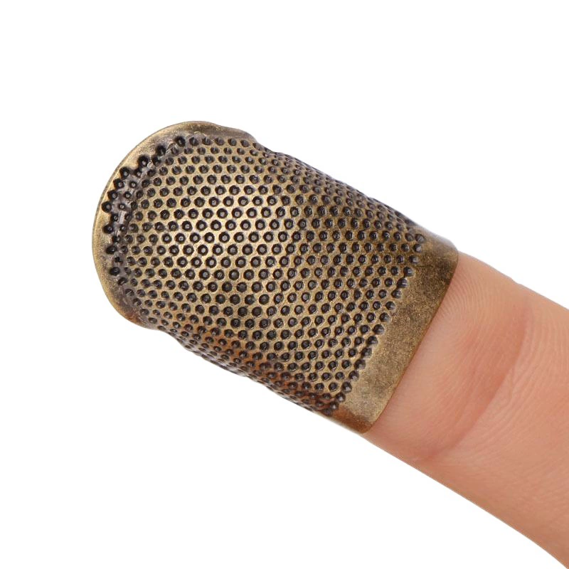 Металлические медные наперстки для вышивания крестиком, DIY, наперстки для игл, пресс для игл, бытовые швейные иглы, обручи для вышивания крестиком, оптовая продажа