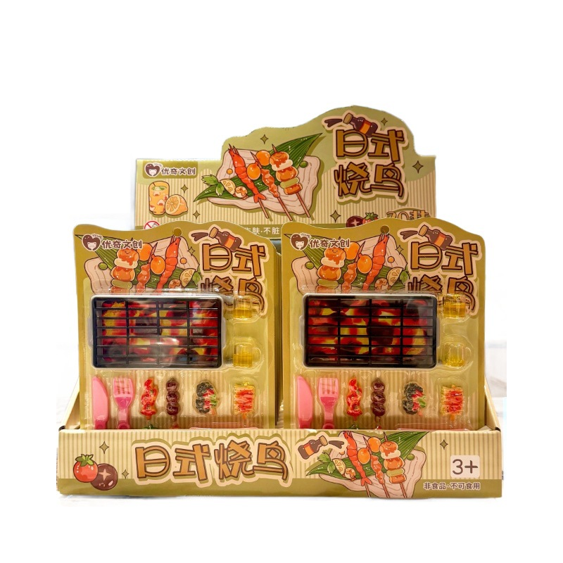 Juguetes caseros de pájaros quemados DIY deliciosos hechos a mano juguetes caseros de reducción de presión de barbacoa divertidos para niños