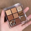 Matte eye shadow, acrylic transparent eyeshadow palette, earth tones