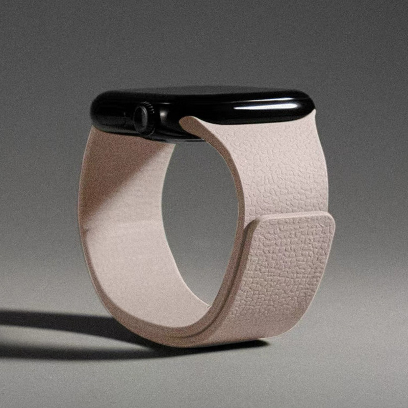 Apple iwatchs10 Huawei gt5 Samsung Xiaomi s4 ライチパターン gt6 シリコンソフト磁気吸着 s11 時計ストラップに適しています。|undefined