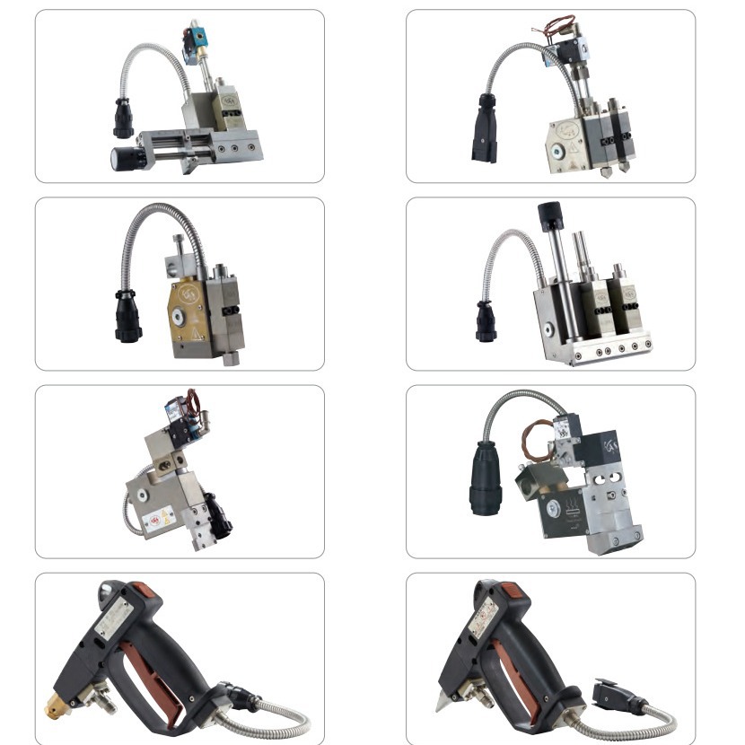 应热熔胶纤维喷枪 便携式热熔胶枪热熔点胶枪刮枪纤维喷枪