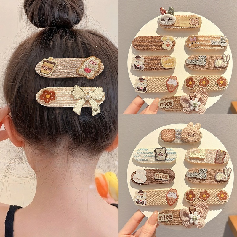 Magic hair clips for bangs, gentle on hair, suitable for women, children, and babies, hair accessories for tidying up stray hairs at the back of the head, direct from the manufacturer