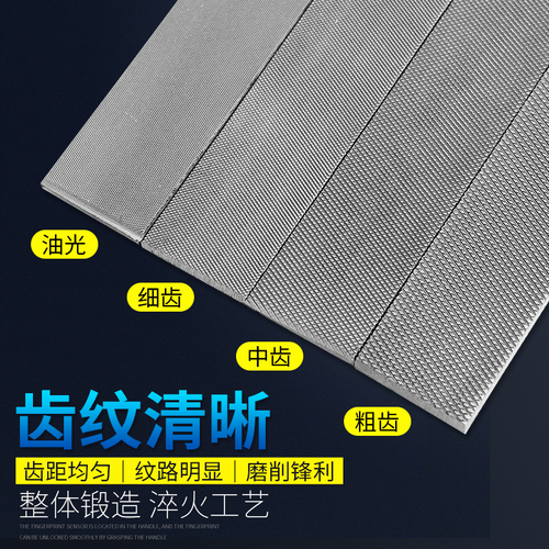 UMC7 Bencher's File Flat File High Carbon Steel Large Plate File Coarse Medium Fine Teeth Metal Grinding Iron Tools Woodworking