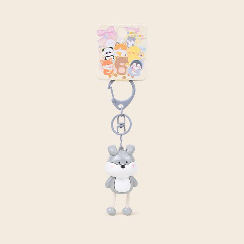 オリジナルミニ小動物引き脚シンプルな北欧スタイルのキーホルダーペンダントかわいい小さなペンダントギフト卸売|undefined