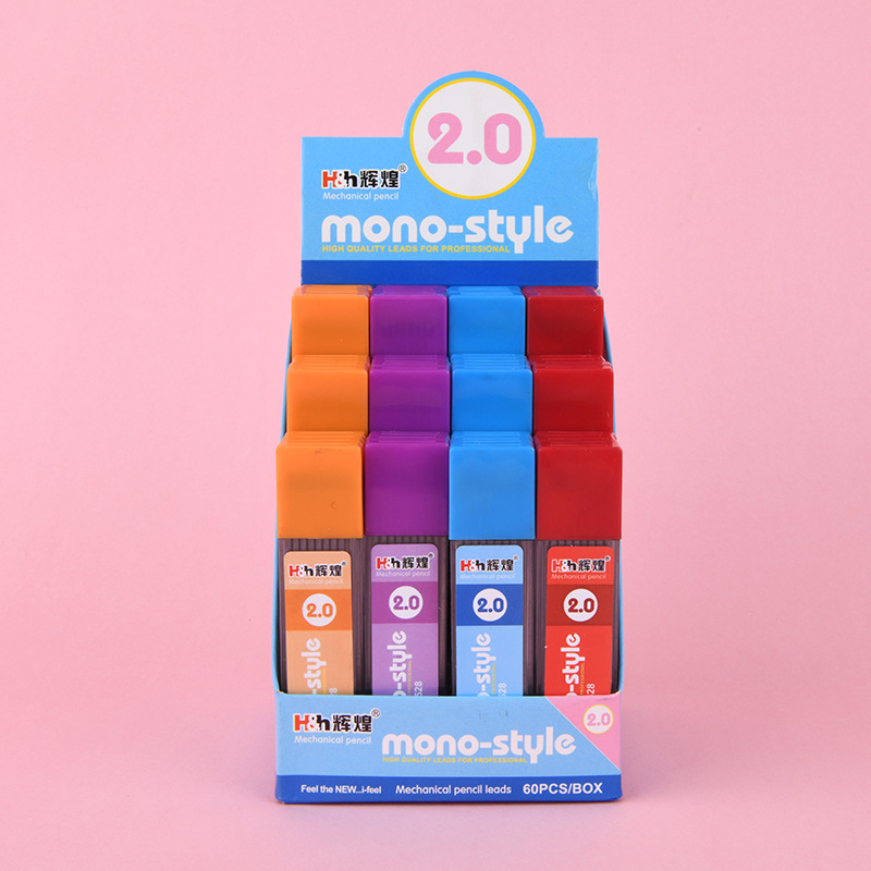 Automatic Pencil Refills, Universal 2.0mm Thick Lead, Suitable for Elementary School Students, No Need to Sharpen, 2B, Not Easy to Break