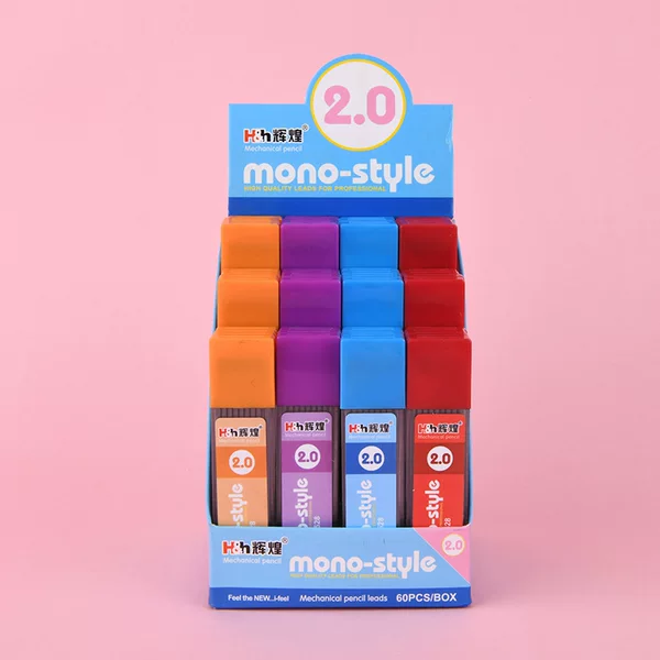 Automatic Pencil Refills, Universal 2.0mm Thick Lead, Suitable for Elementary School Students, No Need to Sharpen, 2B, Not Easy to Break