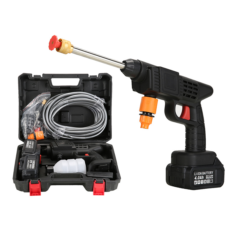 新款浇花锂电无线高压园林水枪 洗车水枪电动洗车机充电洗车枪