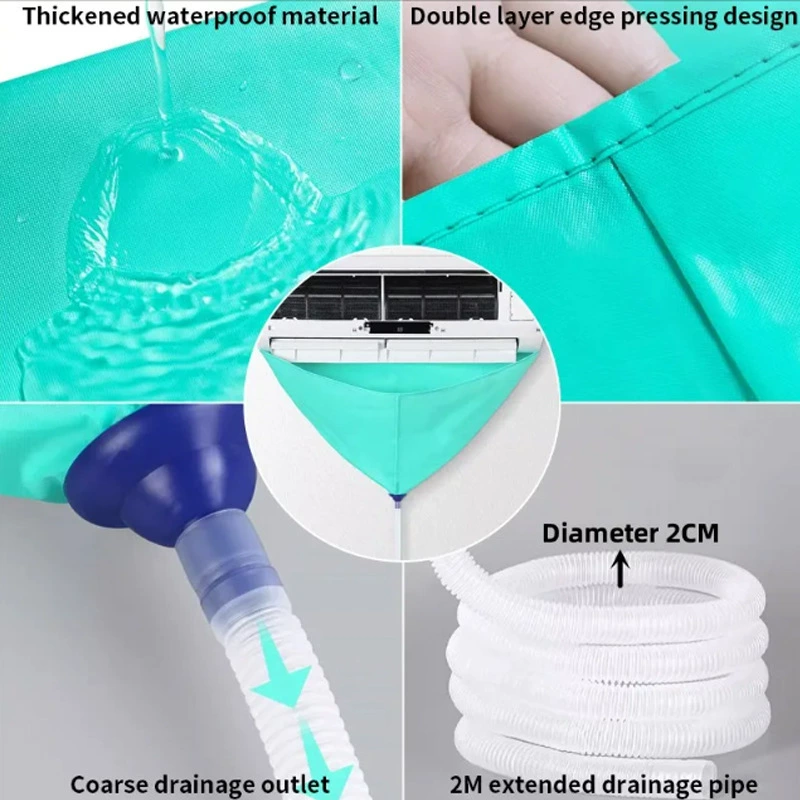 Free removal cleaning air conditioner water connection cover full set of cleaning agent tools water connection bags, internal and external machines, universal cleaning set
