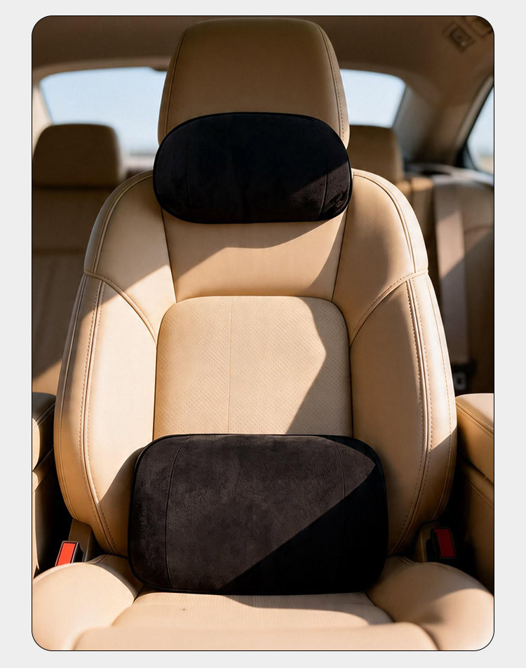 Suitable for Zhiji Ls6/L6/L7/Ls7/Ls8/Ls9 Car Pillows, Lumbar Support Pillows, Cloud-Like Headrests, and Lumbar Pillows