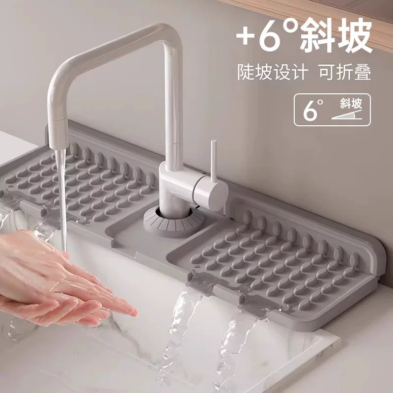 Silicone Foldable Drying Rack, Universal Waterproof Pad, Foldable Compact