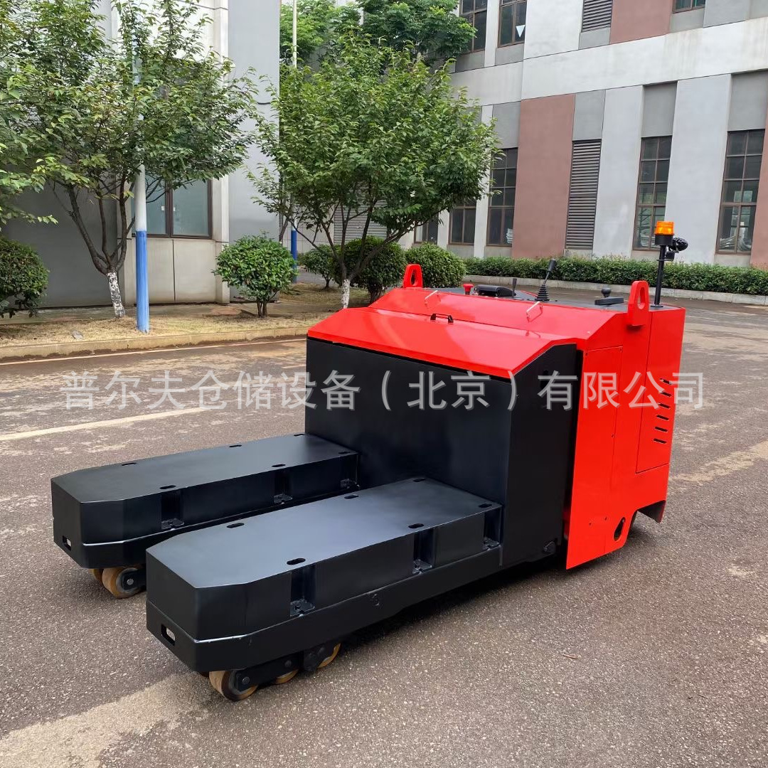 非标大吨位全电动搬运车20吨加长超短货叉电瓶叉车地牛拖车托盘车
