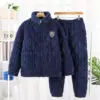 Shield zipper blue (zipper for men)