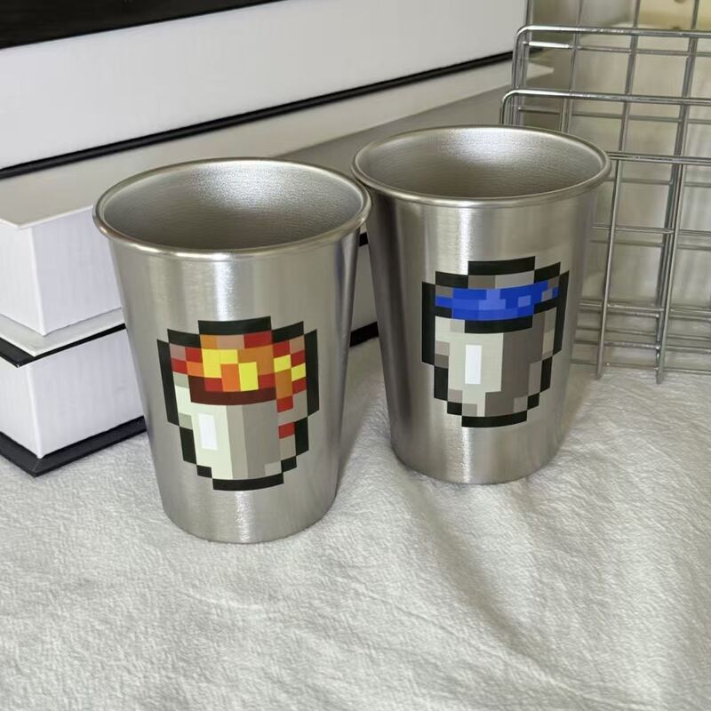 Minecraft Cartoon Creative Toothbrush Mouthwash Cup Brushing Cup Simple Dormitory Home Couple Wash Cup