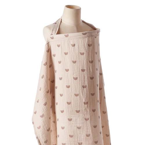 European and American anti-exposure nursing clothes for outing, cotton printed nursing cover, cape, breastfeeding cover-up, cross-border Amazon