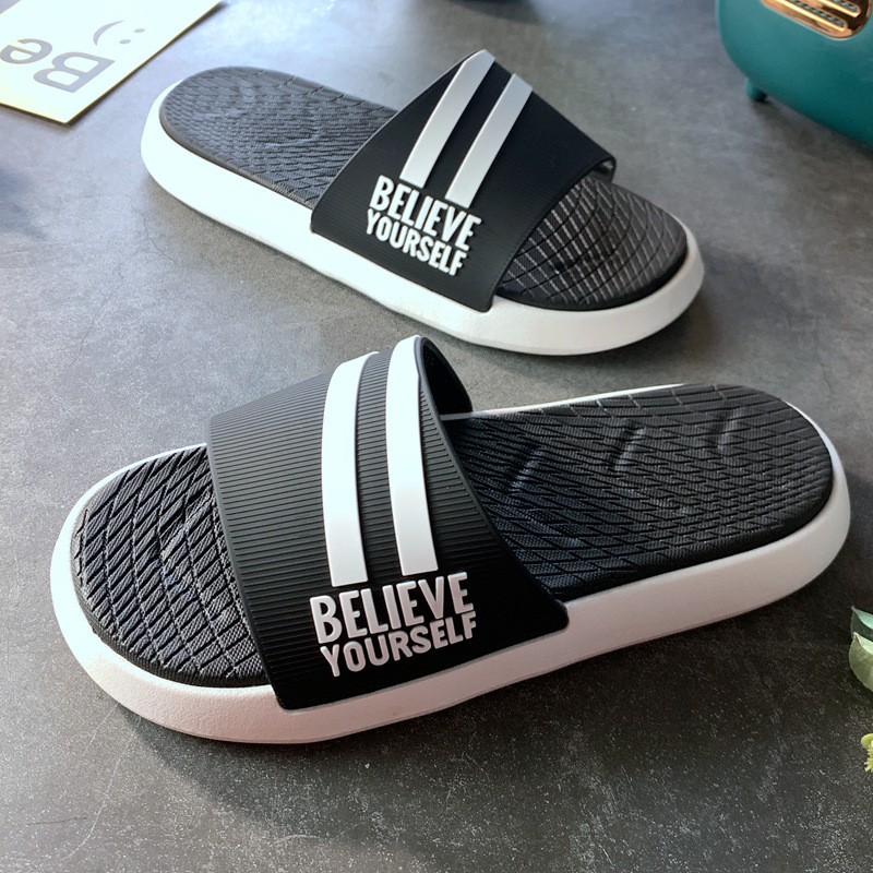 Monnick nuevo estilo de las sandalias los hombres verano desgaste al aire libre fondo grueso interior moda casual zapatillas