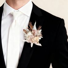 森系香槟手腕花胸花襟花新娘伴娘姐妹花结婚摄影服装配饰商务婚礼