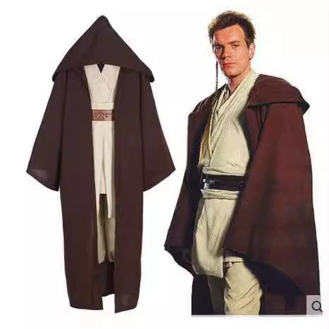Anakin Cos Cos одежда Звёздные войны джедай одежда Звёздные войны косплей одежда Оби-Ван шоу