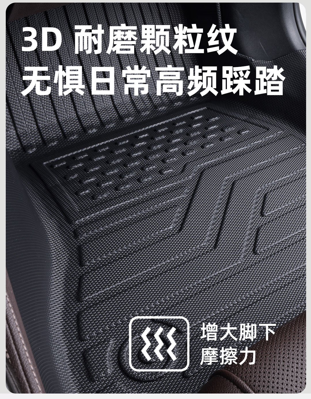 Tpe Car Door Sill Mats, Custom-Fit, Full Coverage, Thickened, High Wear Resistance, Non-Slip Carpet Mats, Tpe Automotive
