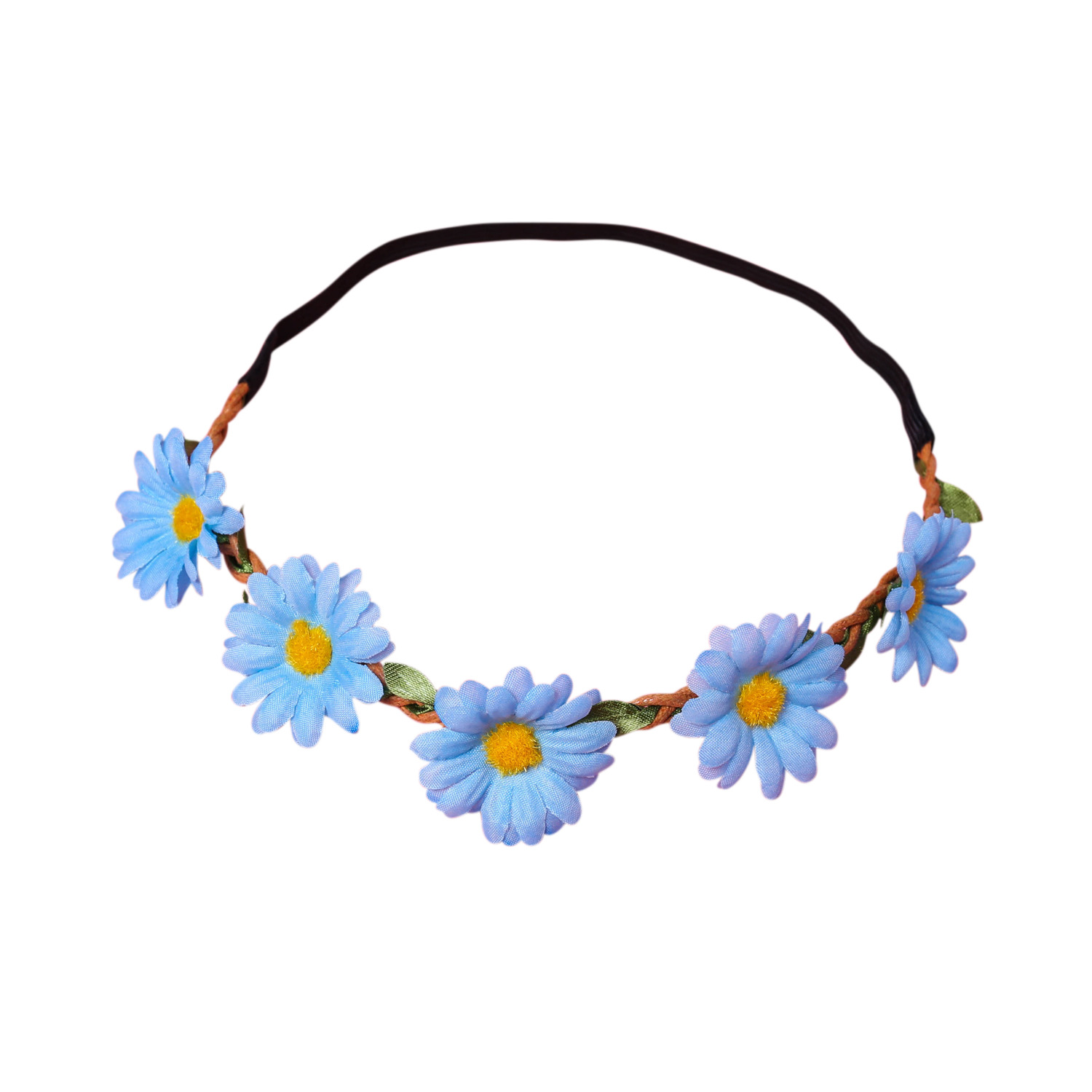 Daisy cinta crisantemo guirnalda europea y americana novia dama de honor accesorios para el cabello nueva playa girasol tocado