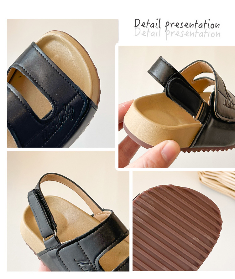 Mädchen Sommer Sandalen Mit Klettverschluss Für Strand Freizeit_voghion.com