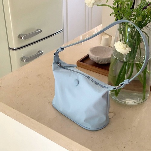 2024 summer small fresh shoulder dumpling bag Korean version ins portable waterproof nylon Oxford cloth armpit small bag for women