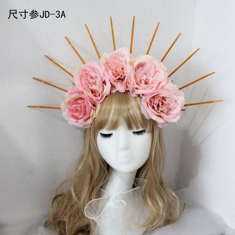 DIY corona material paquete Apolo Sol Dios diadema niños pasarela fotografía foto Ángel tocado material