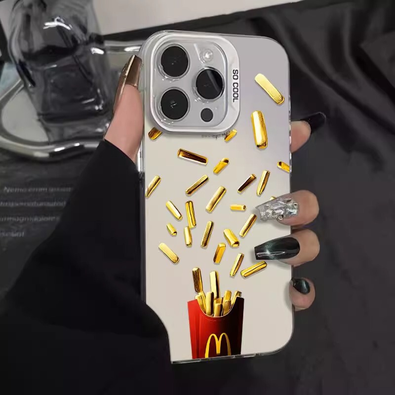 Fries for Samsung s23fe phone case s25ultra/note20/s24plus/s21/a06/a54 hard