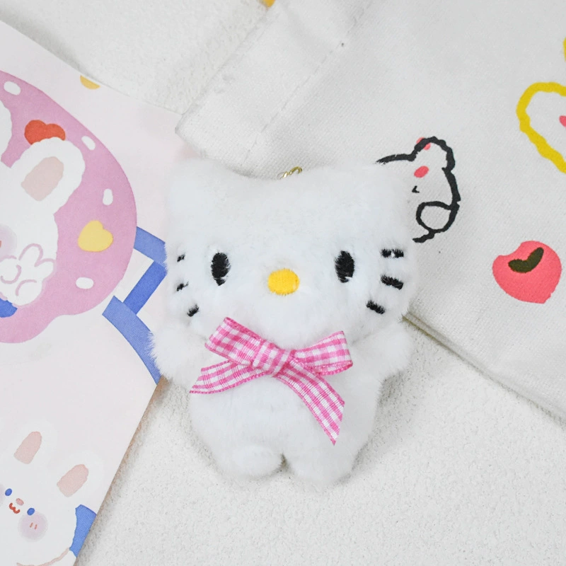 Sanrio, cute plush keychain, doll, backpack, pendant for students