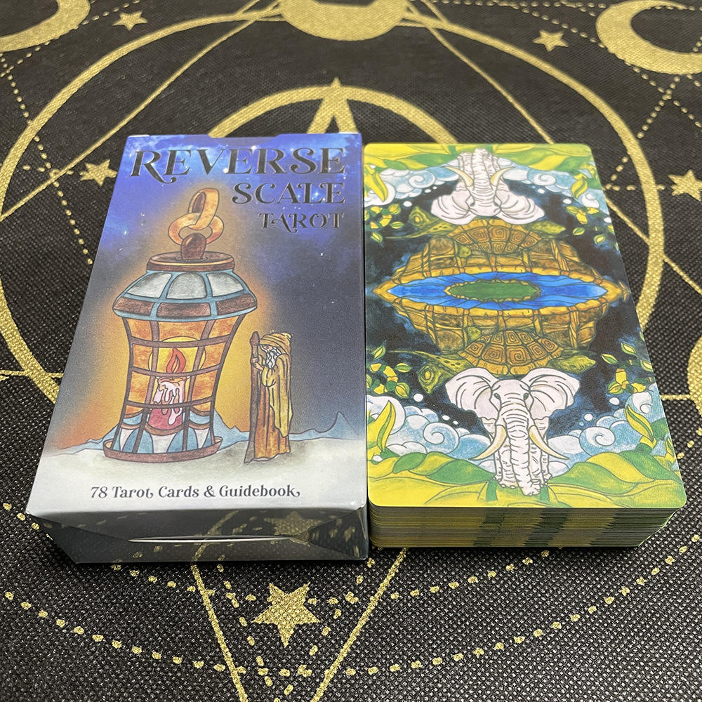 Carte oracolari dei tarocchi in scala inversa 12x7 - Gioco da tavolo_voghion.com