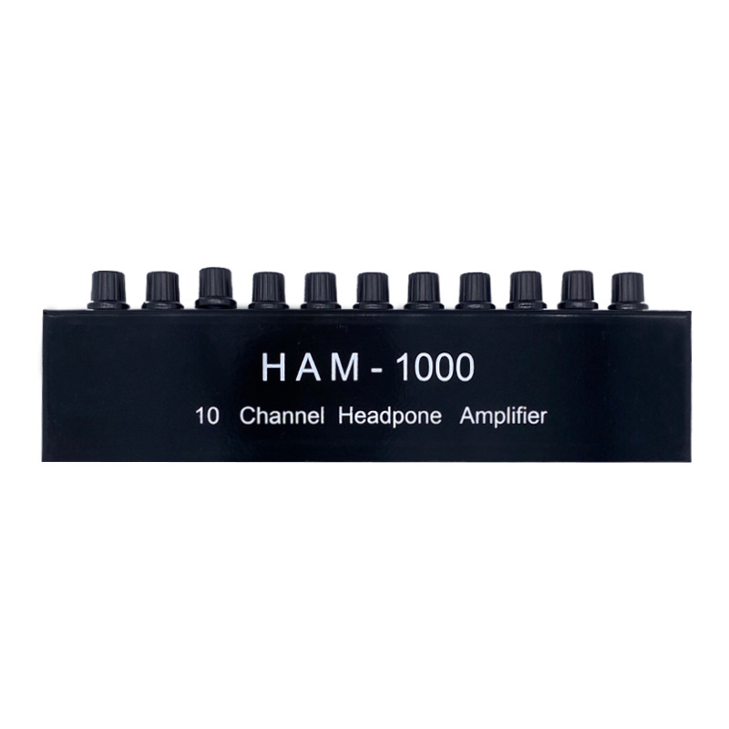 HAM-1000立体声耳机耳放放大器一拖多一分十多路输出音频音乐HP10