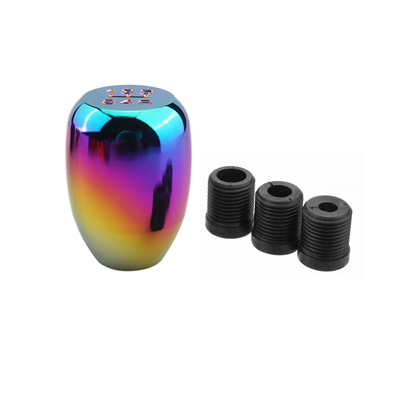 Automobile aluminum water drop with gear manual aluminum alloy manual transmission 6-speed gear head pulsator head variable speed shift lever