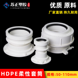 HDPE预埋套筒简易PVC柔性防水预埋件止水节同层排水可调节防漏宝-阿里巴巴