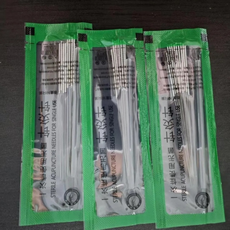 张仲景套管针500支/盒针灸针中医使用平柄一次性无菌针带管毫针|undefined