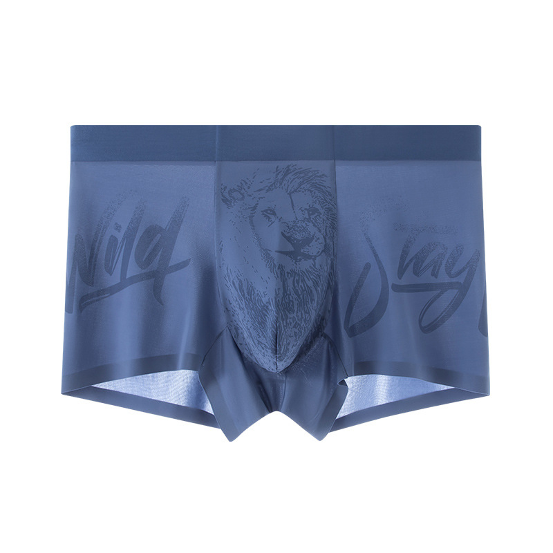 Calzoncillos de seda de hielo para hombres de ostras al por mayor personalizados calzoncillos bóxers de secado rápido transpirables antibacterianos