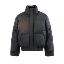 25跨境短款夹克棉服男三防立领面包服高街加厚基础款棉衣服外套批