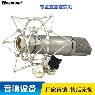 Live microphone chorus recording microphone recording studio radio and television station personal recording stage performance microphone