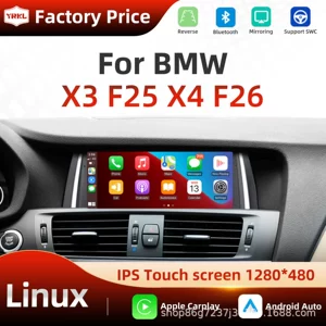 BMW X3 F25 X4 F26 8.8 düym Android Bluetooth Carplay Naviqasiya Pleyeri