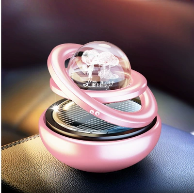 Goddess pink solar rotating Perfplant seat - pink-love-your-day-fragrant-pieces-1-pack-2-pack-random