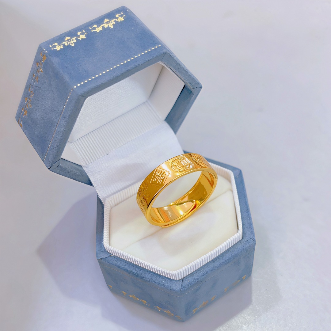 Auspicious Eight Treasures Ring