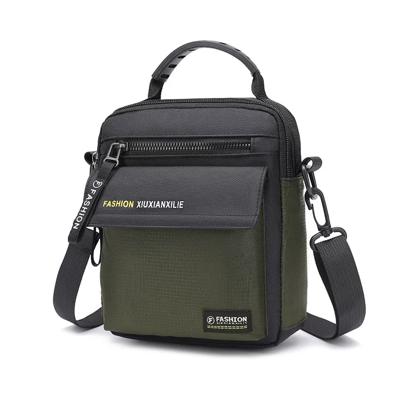 Waterproof capacious one-shoulder bag for students for traveling