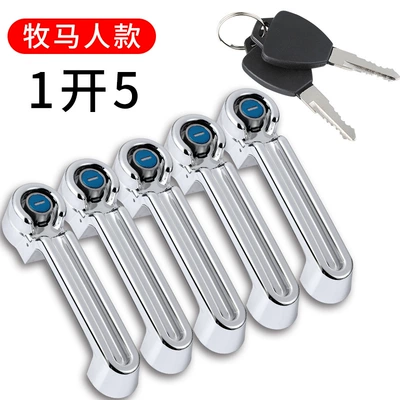 Half Caravan Door Lock Cylinder — Helmet lock - wrangler-door-handle-1-open-5