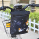 Electric car hanging bag front zipper handlebar front bag large capacity three-dimensional storage bag motorcycle hanging bag storage bag