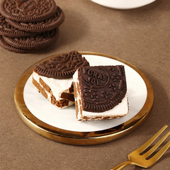 百草味可可餅乾雪花酥160g箱規22包裝網紅糕點休閒零食牛軋奶芙糖