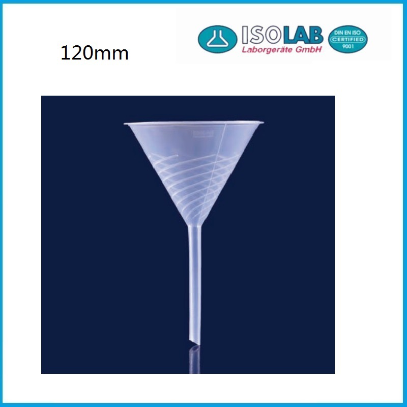 120mm塑料实验室漏斗 041.02.120 ISOLAB品牌