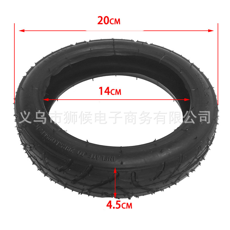 Wholesale Electric Scooter Inflatable Tires 8 Inch 200X45 Inner and Outer Tire Wheel Hub Complete Set of Children's Scooter Tire Accessories