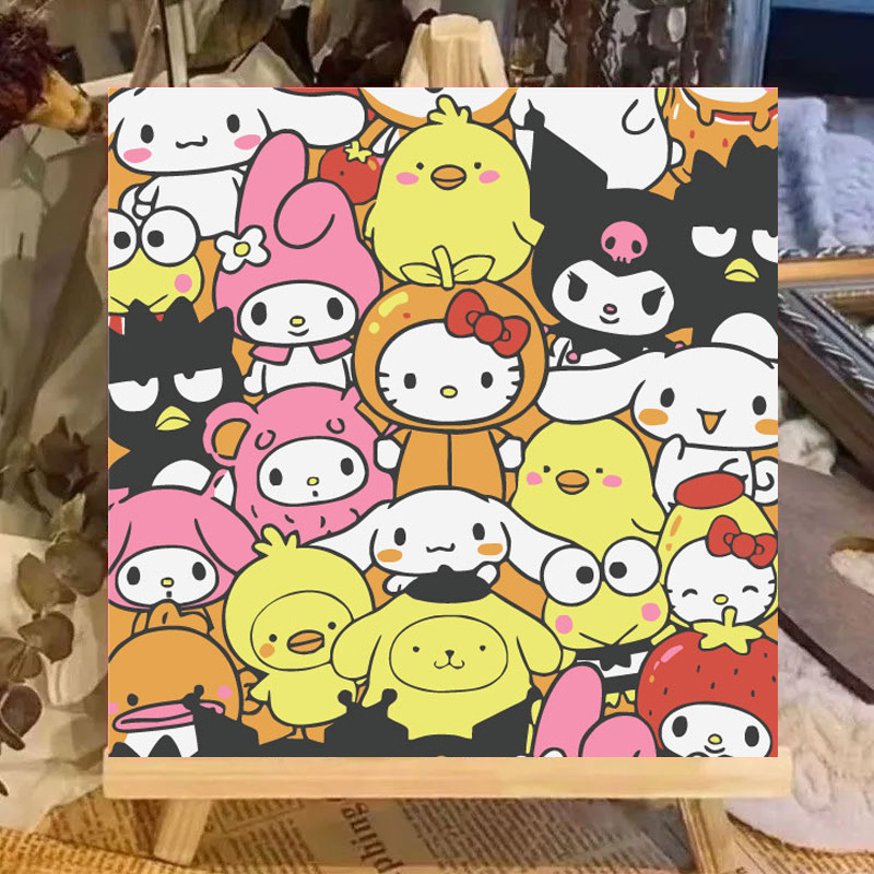 LL271 / 20*20CM(画笔+颜料+绷好内框）