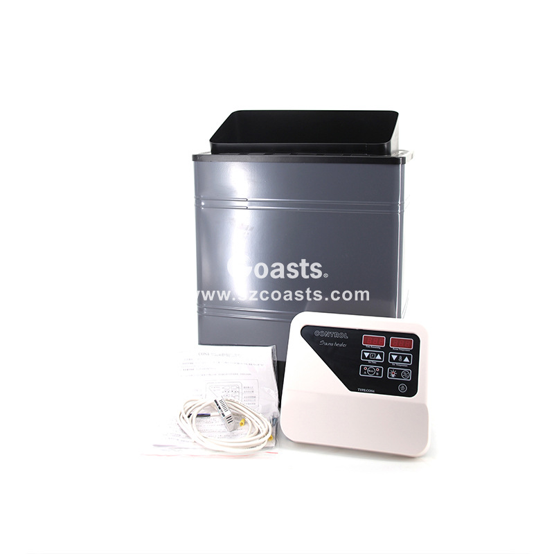 外控桑拿电加热干蒸炉挂壁式数显智能温控干蒸机家用商用汗蒸设备