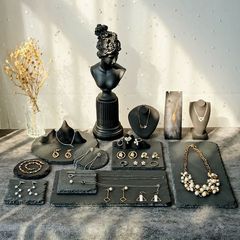 ジュエリーディスプレイボード、石組み合わせマット、ポーズプレート、ジュエリー撮影、写真小道具、レトロXianghangyi